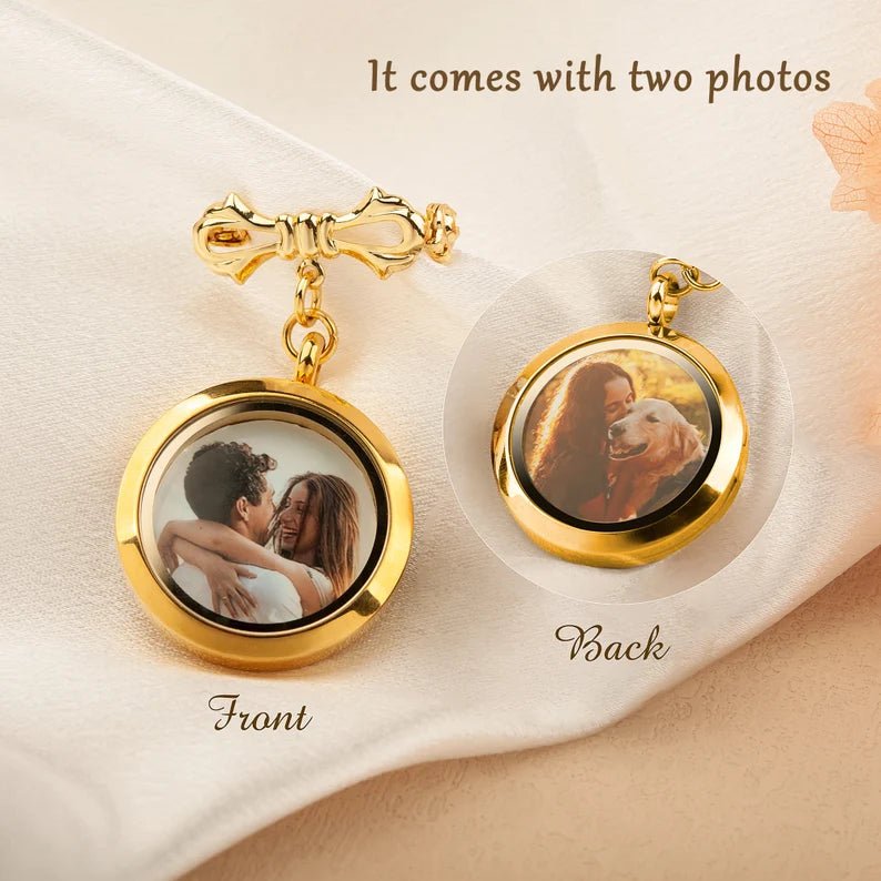 Custom Memorial Graduation Photo Pin - Grad Gown Memorial Pin - Keep Your Loved One's Memory Close - Graduation Gift for Him - Gifts for Her