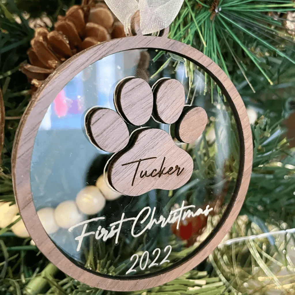 Custom missing pet keepsake ornaments, dog condolence gifts, personalized pet keepsakes