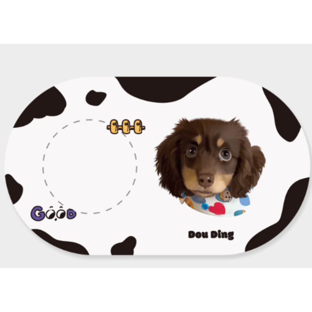 Custom pet absorbent waterproof placemat diatom mud pvc imitation leather quick drying