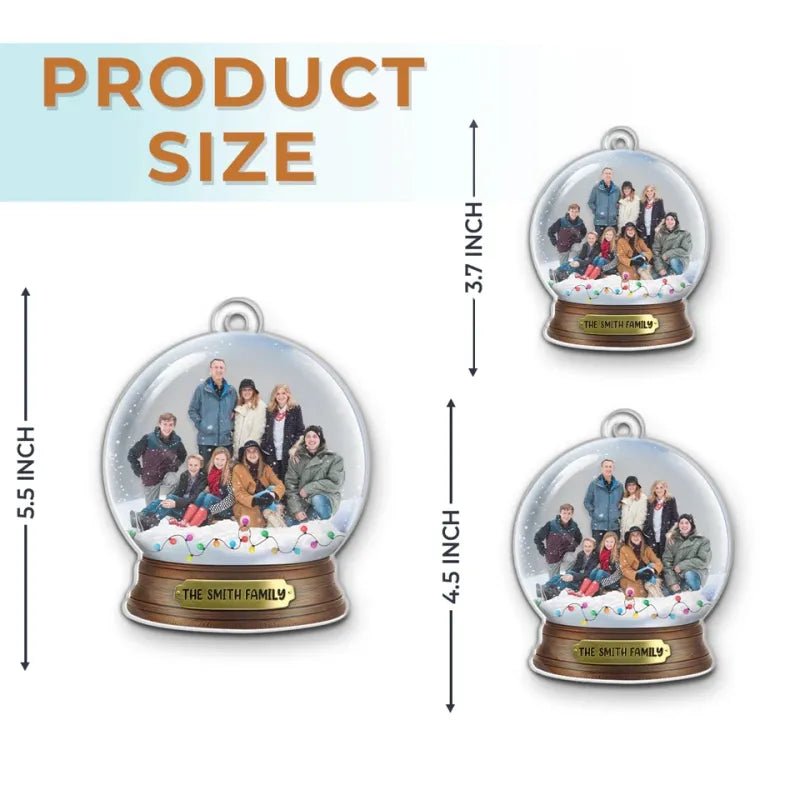 Custom Photo Magic Hour - Personalized Custom Decorations for the Family - Acrylic Custom Shapes - Christmas Gifts for Family Members