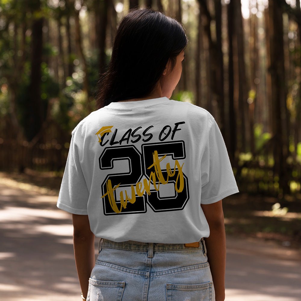 Customized 2025 graduation T-shirts, customized name graduation gifts, graduation souvenirs