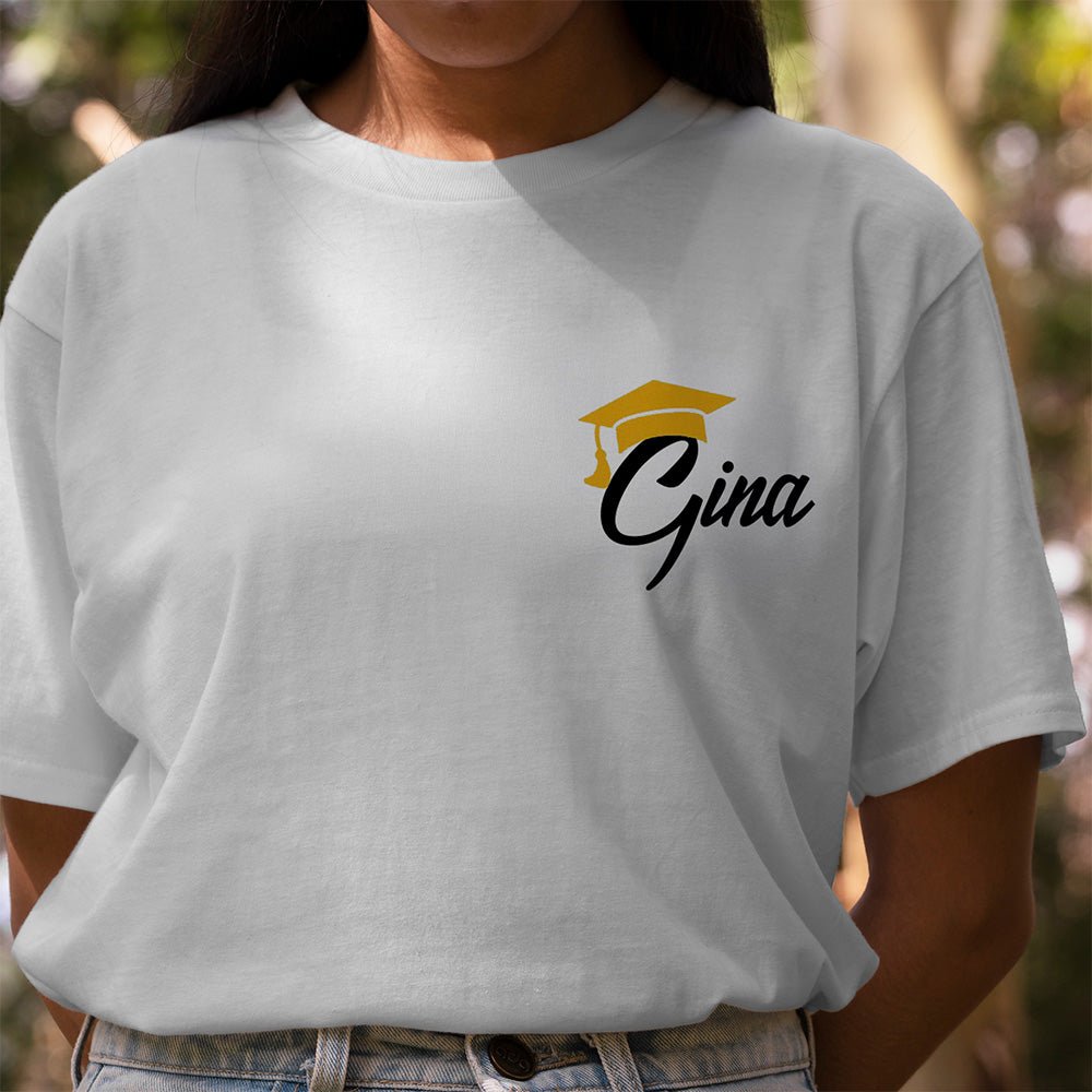 Customized 2025 graduation T-shirts, customized name graduation gifts, graduation souvenirs