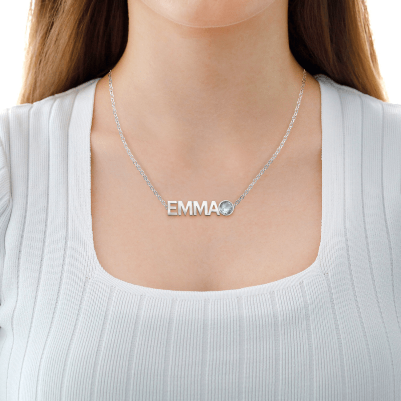 Personalized birthstone necklace, Mother's Day gift, holiday gift