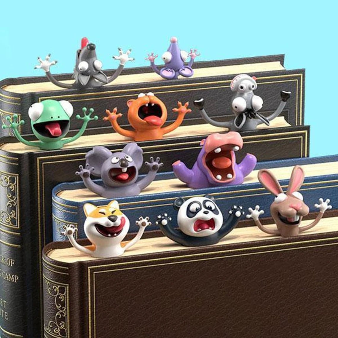 Squashed Animal Wacky Bookmarks