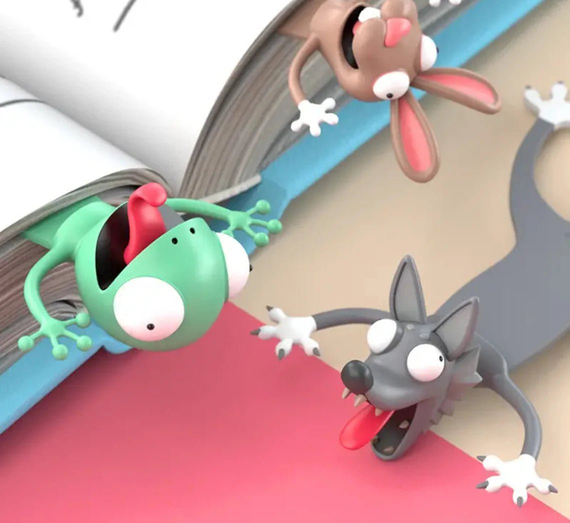 Squashed Animal Wacky Bookmarks