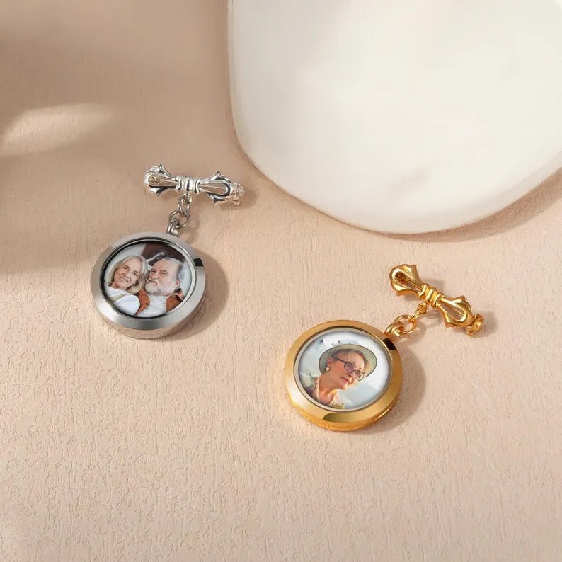 Custom Memorial Graduation Photo Pin - Grad Gown Memorial Pin - Keep Your Loved One's Memory Close - Graduation Gift for Him - Gifts for Her