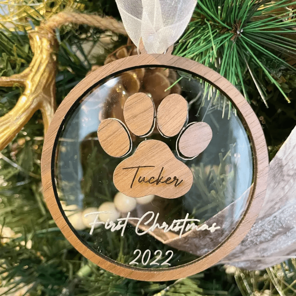Custom missing pet keepsake ornaments, dog condolence gifts, personalized pet keepsakes