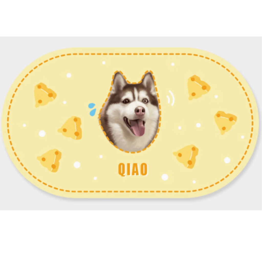 Custom pet absorbent waterproof placemat diatom mud pvc imitation leather quick drying