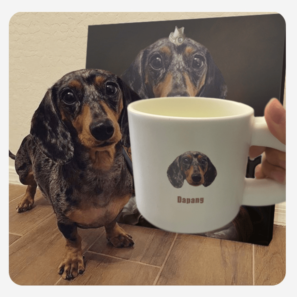 Custom Pet Illustration Mug Ceramic