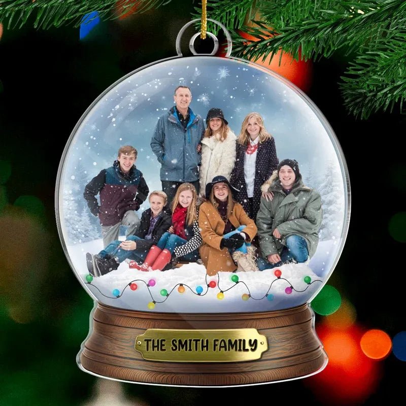 Custom Photo Magic Hour - Personalized Custom Decorations for the Family - Acrylic Custom Shapes - Christmas Gifts for Family Members
