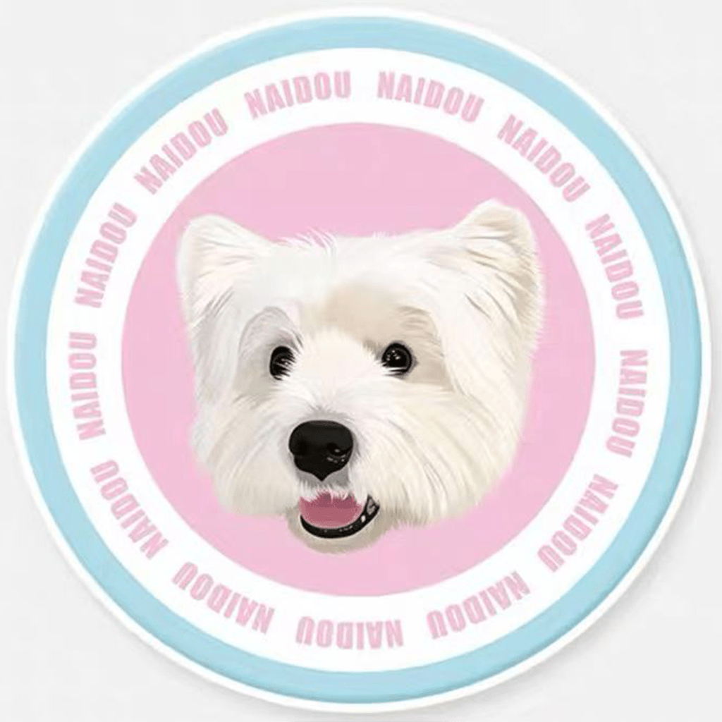Customized pet illustration hand-painted surrounding carpet velvet soft and comfortable