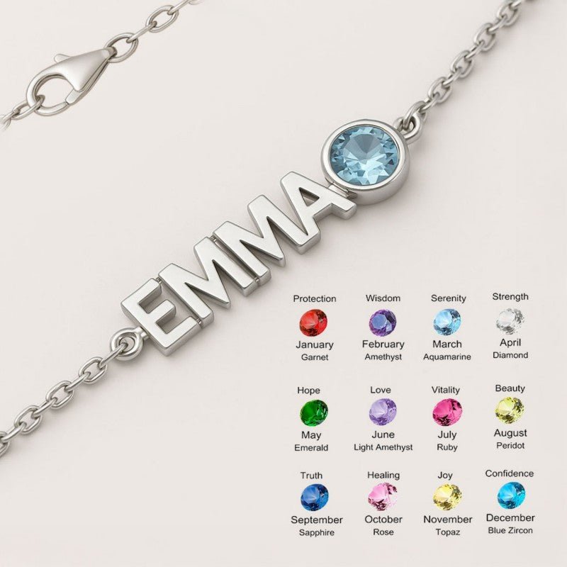 Personalized birthstone necklace, Mother's Day gift, holiday gift